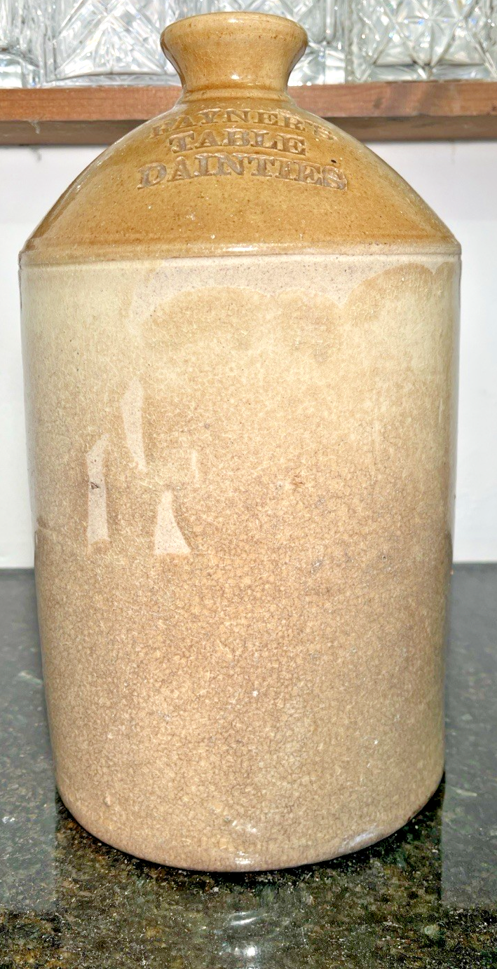 Rayners Table Dainties Jar Antique Stoneware Salt Glazed Pot