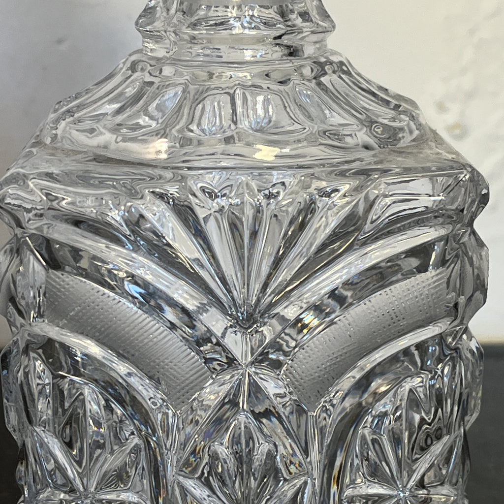 Cut Crystal Decanter Lead Crystal Spirit Whisky Decanter With Stopper