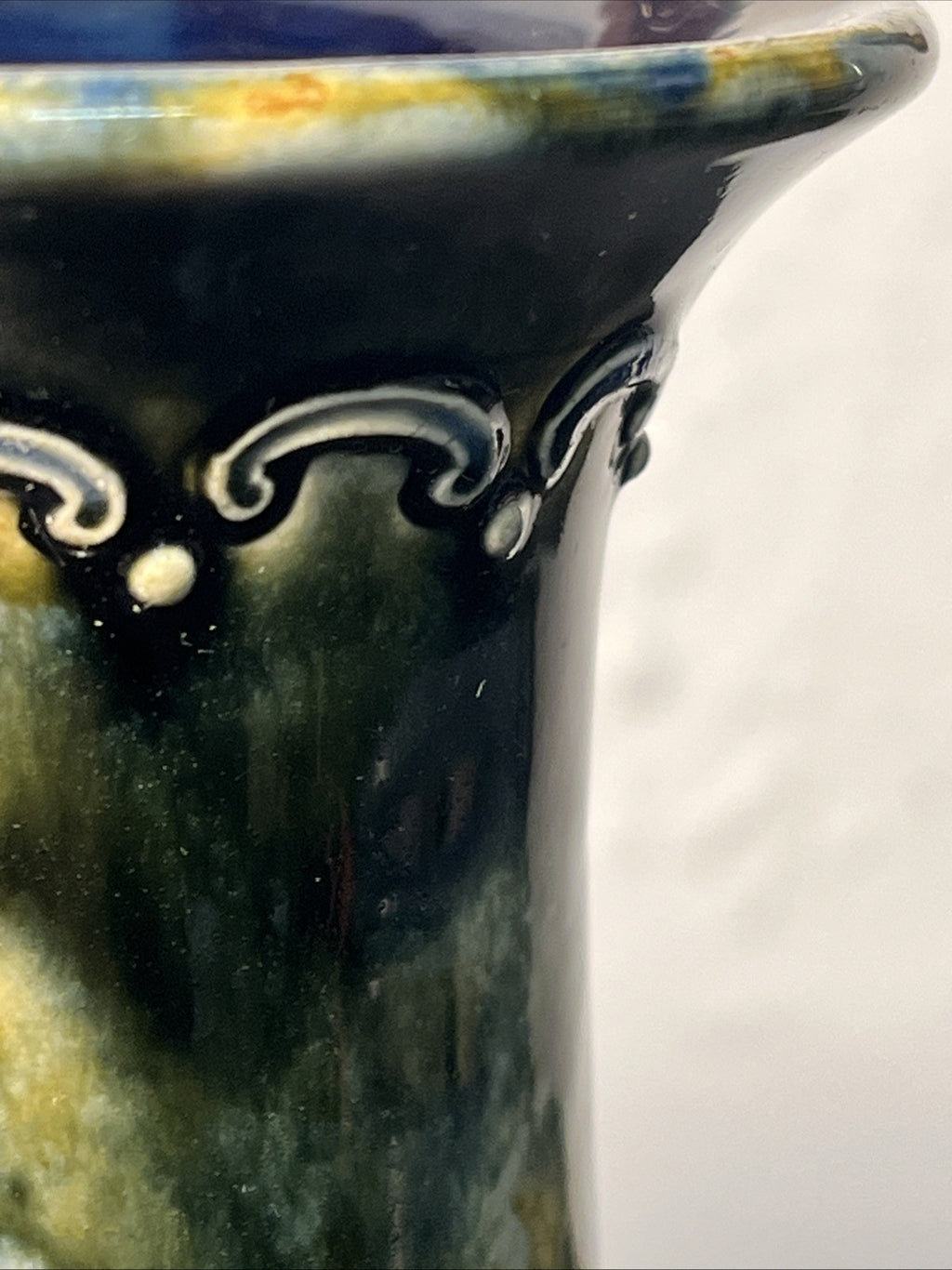 Royal Doulton Lambeth Art Nouveau Stoneware Vase Maud Bowden No. 6082