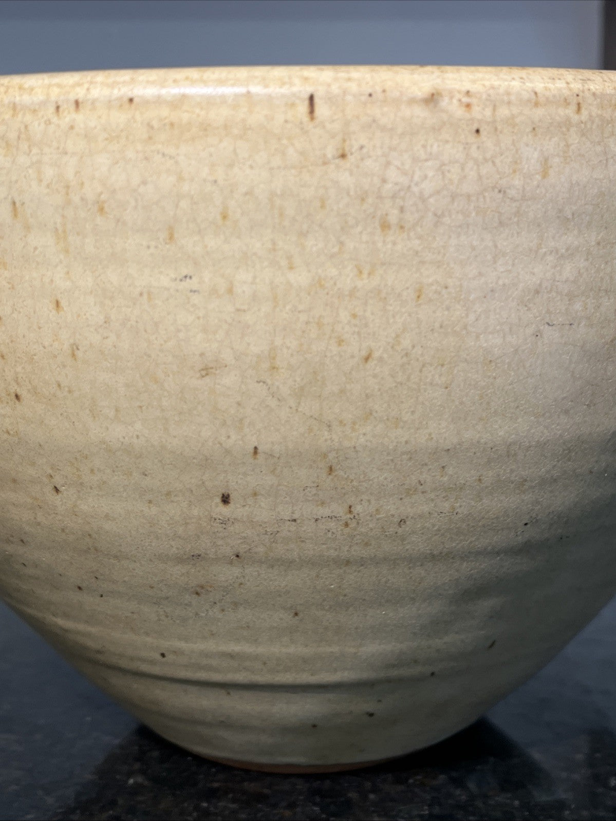 Aylesford Pottery Bowl Large Stoneware Oatmeal Studio Pottery England