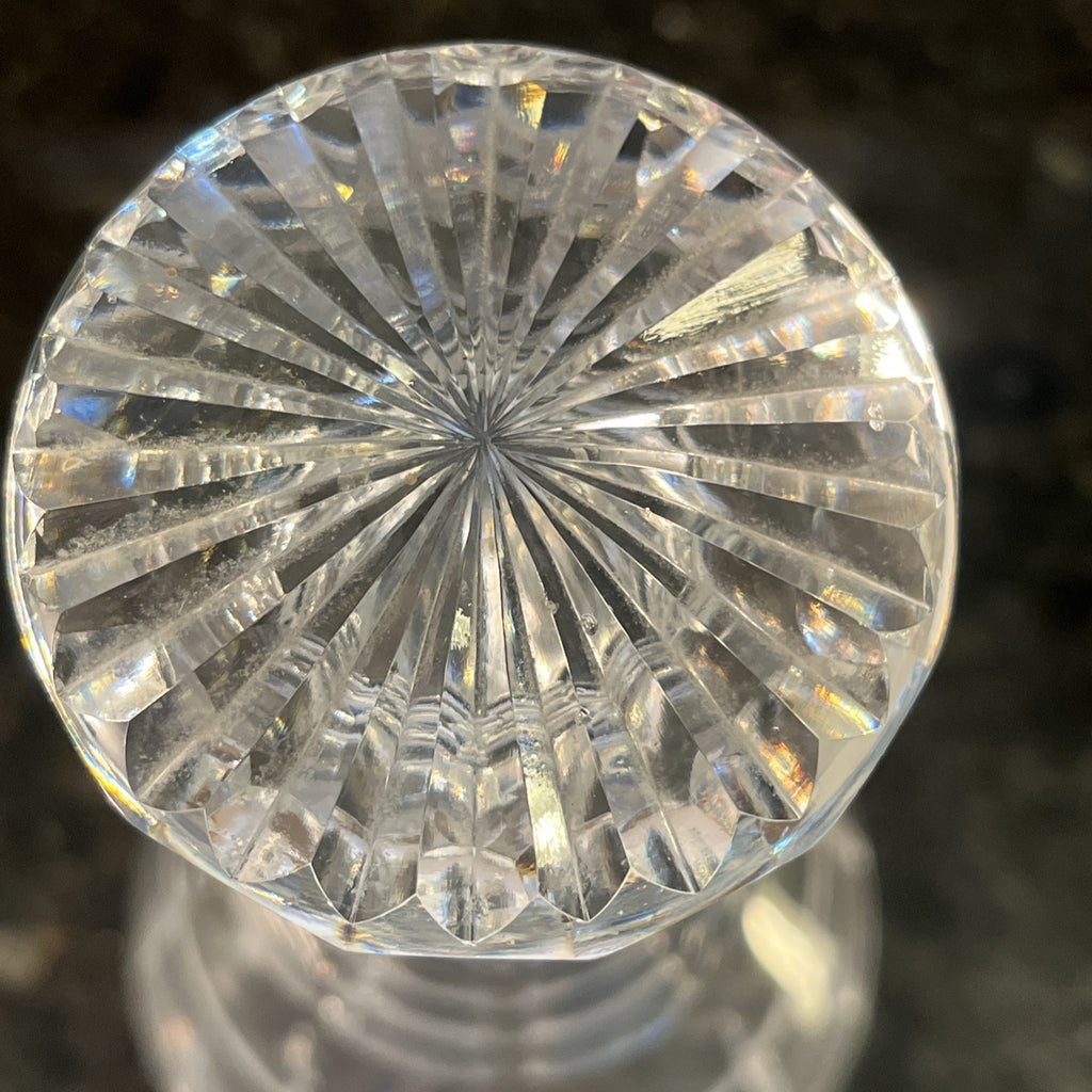 Thomas Webb Cut Crystal Decanter Stopper English Lead Crystal