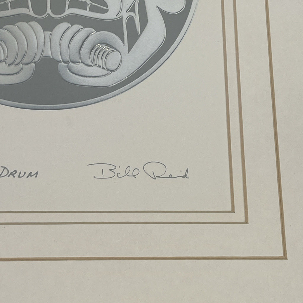 Bill Reid Haida Beaver Drum Framed Canadian Indigenous Art Print First Nations