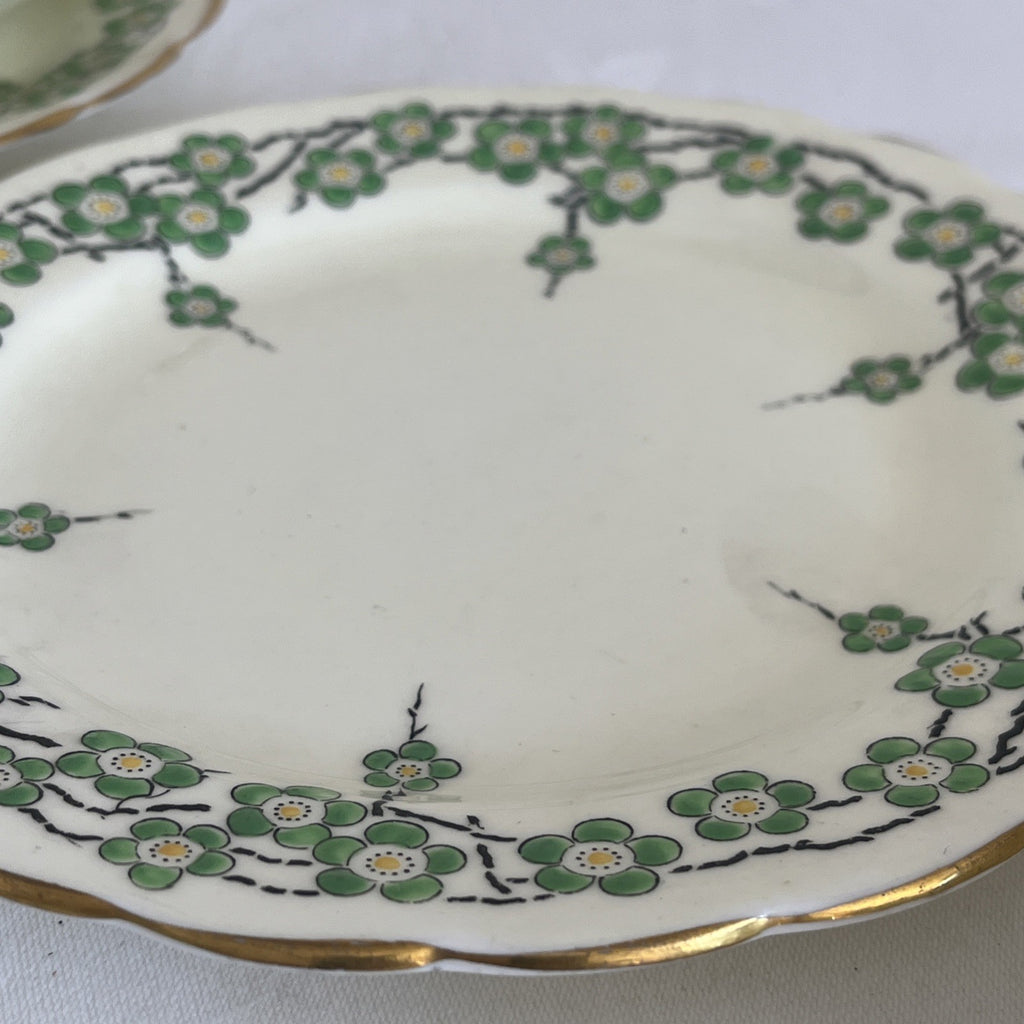 New Chelsea Maytime Tea Trios Hand Painted Staffordshire Bone China