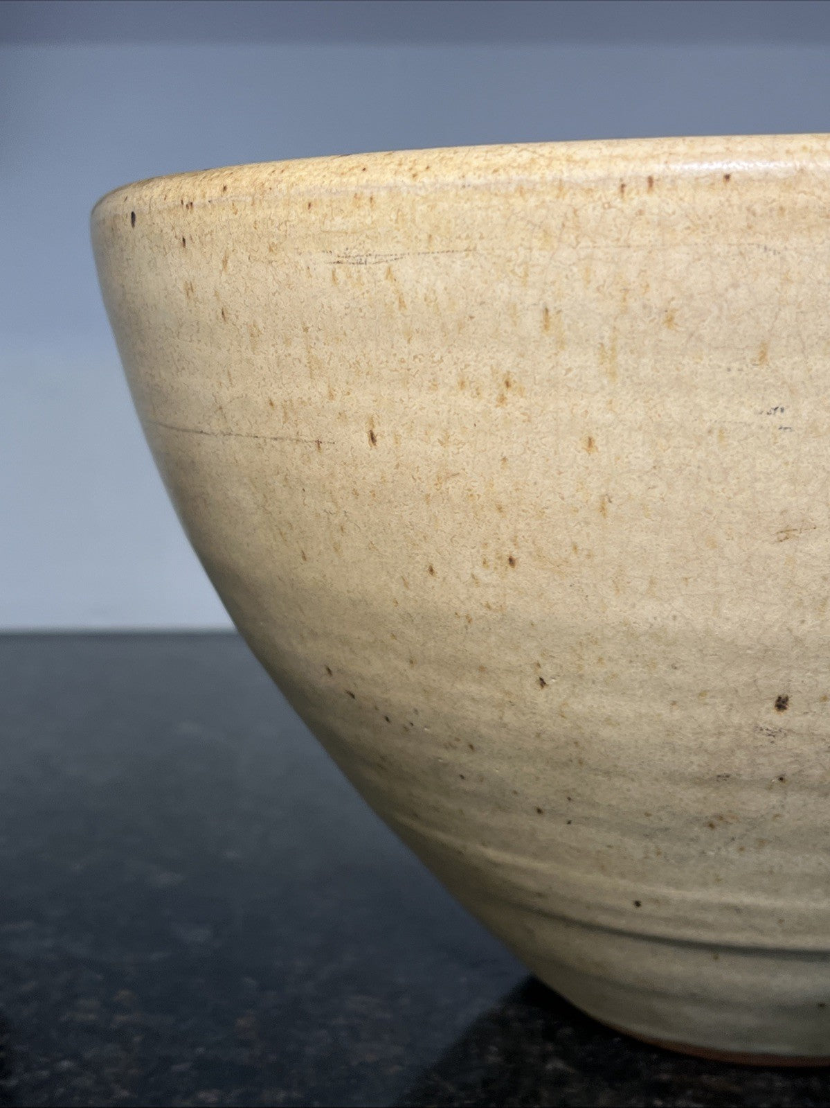 Aylesford Pottery Bowl Large Stoneware Oatmeal Studio Pottery England