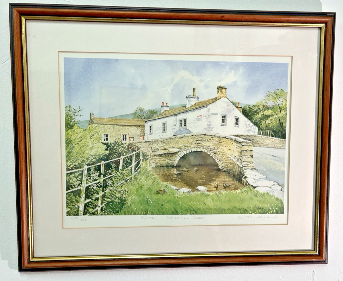 John Rudkin Malham Print Signed Limited Edition Yorkshire Dales