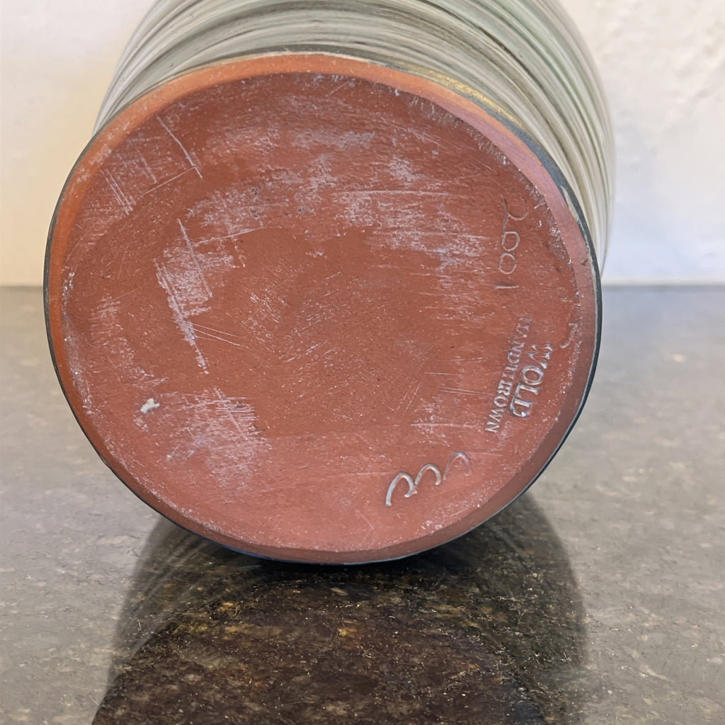 Wold Pottery Jill Christie Vase Hand Thrown Studio Pottery Dated 2001