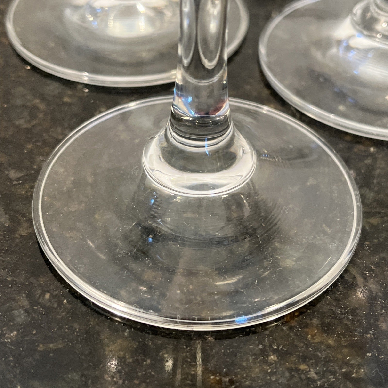 Lednicke Rovne Crystal Flutes Set 6 Lily Frosted Champagne Glasses Vintage