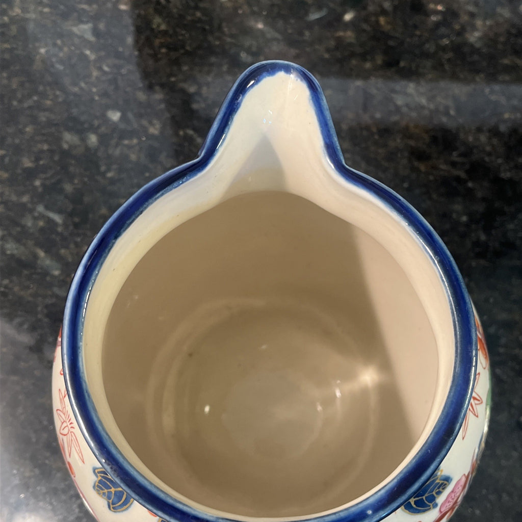 Victoria Ware Imari Style Graduated Ironstone Jugs Set of 4 Staffordshire England