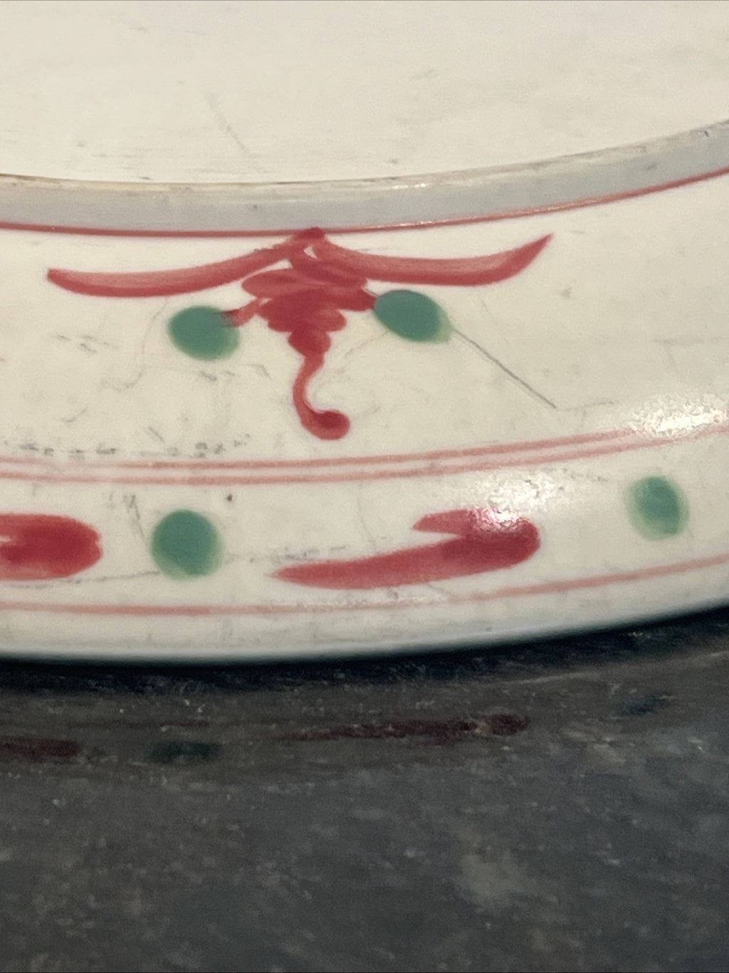 Vietnamese Son Be Pottery Plates Hand Painted Decorative Ceramic Plate Set