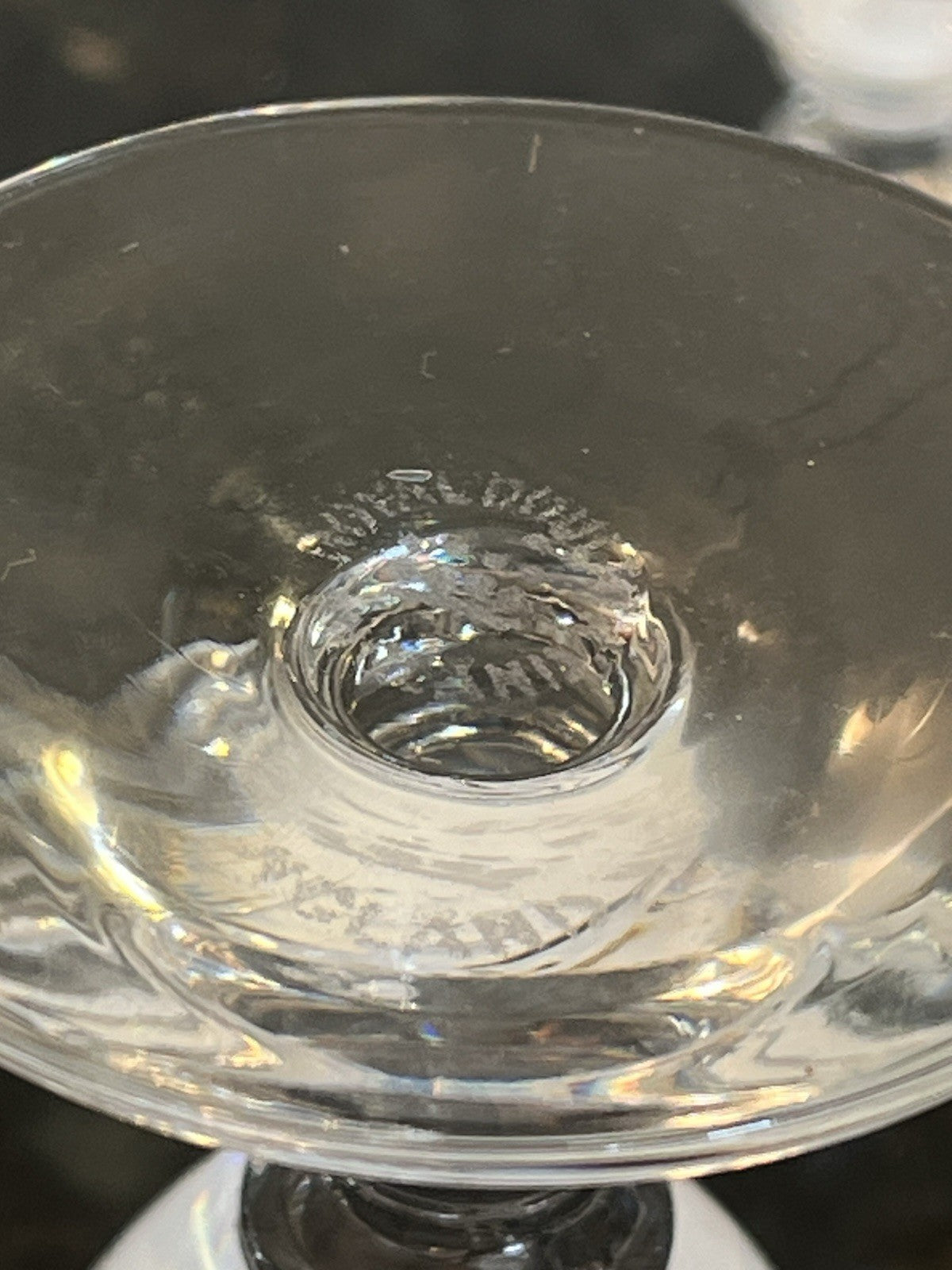 Royal Doulton Georgian Crystal Wine Glasses Set 6 Cut Lead Crystal Goblets