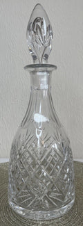 Thomas Webb Crystal Decanter Hand Cut Georgian Style Signed England