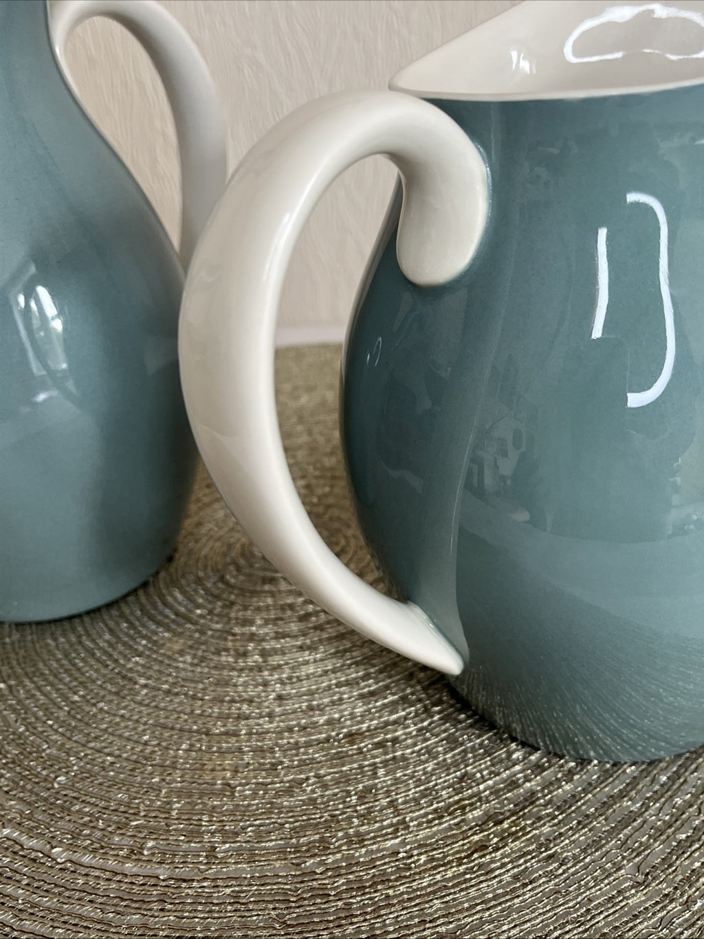 Royal Doulton Kismet Coffee Pot Jug Set Turquoise