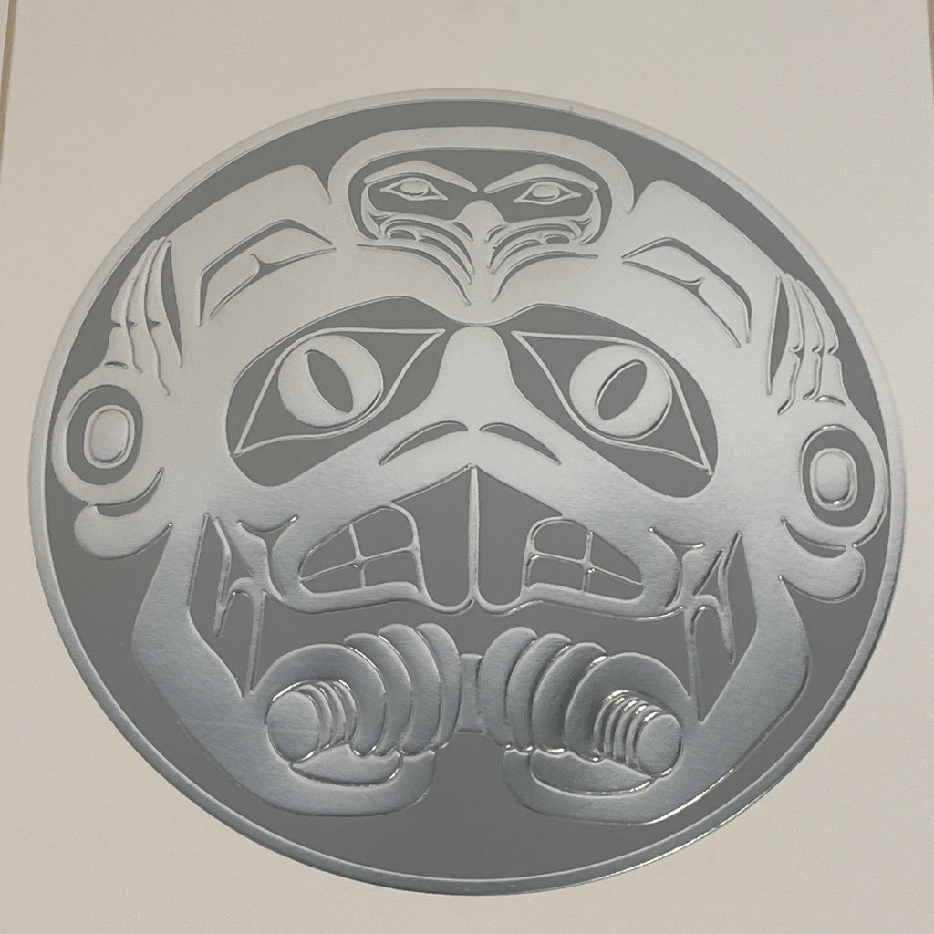 Bill Reid Haida Beaver Drum Framed Canadian Indigenous Art Print First Nations