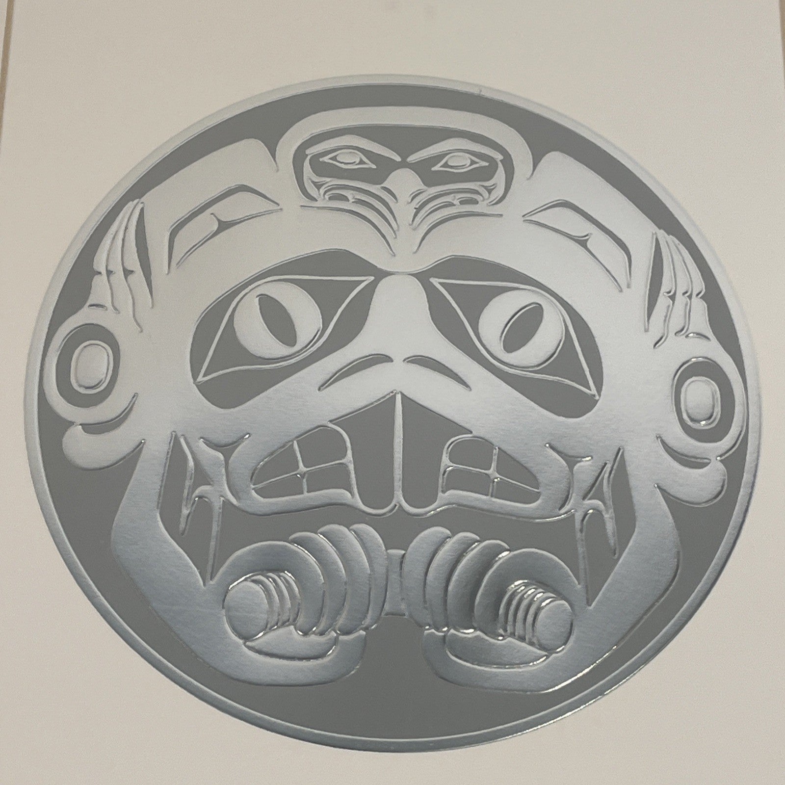 Bill Reid Haida Beaver Drum Framed Canadian Indigenous Art Print First Nations