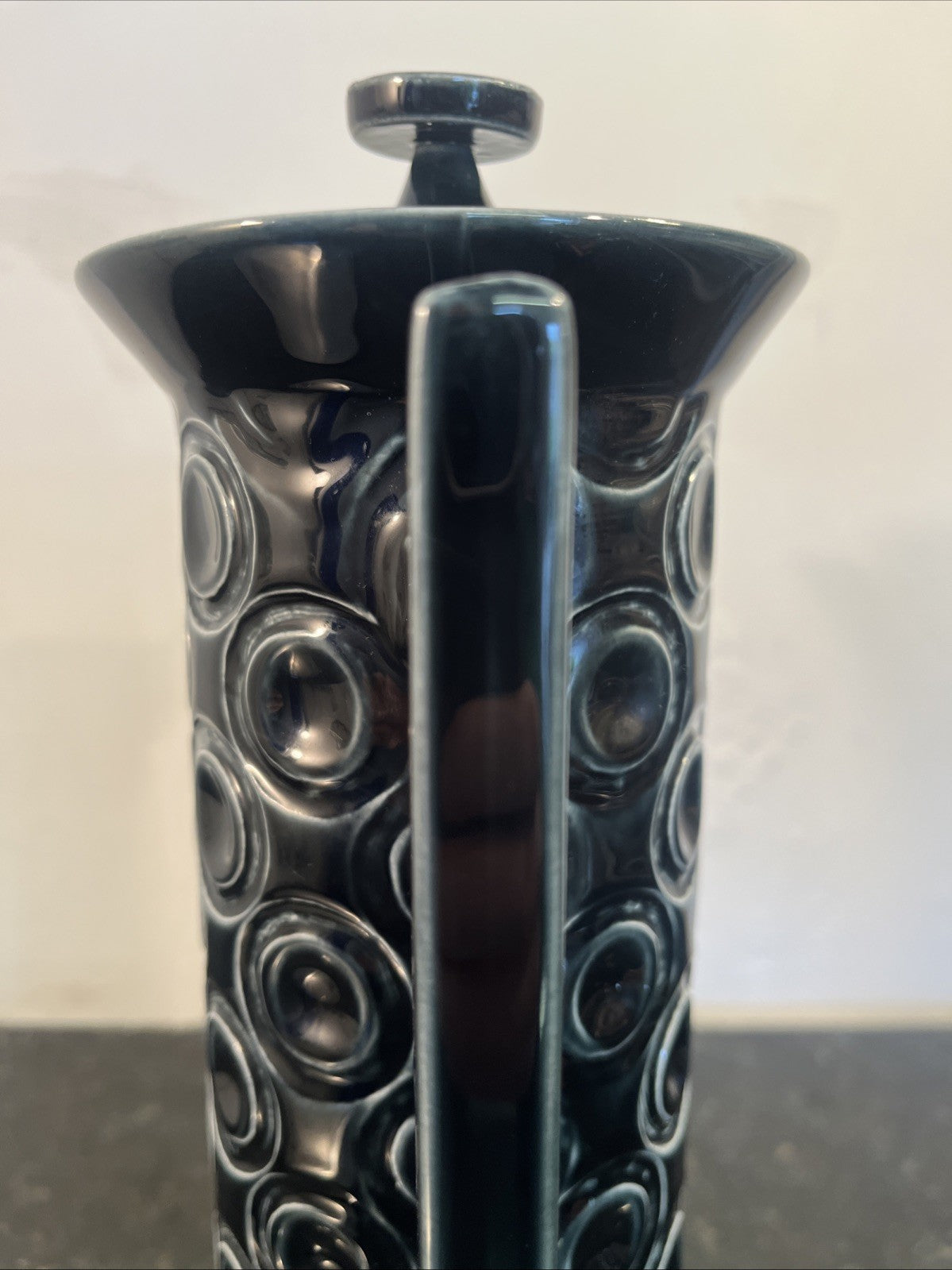 Portmeirion Jupiter Coffee Pot Susan Williams Ellis Petrol Blue
