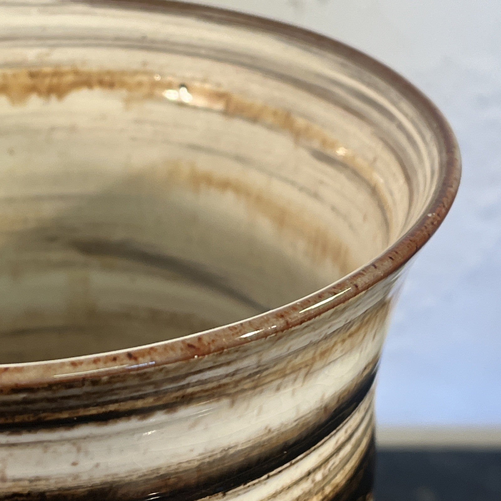 Wold Pottery Hand Thrown Vase Jill Christie Studio Pottery Yorkshire