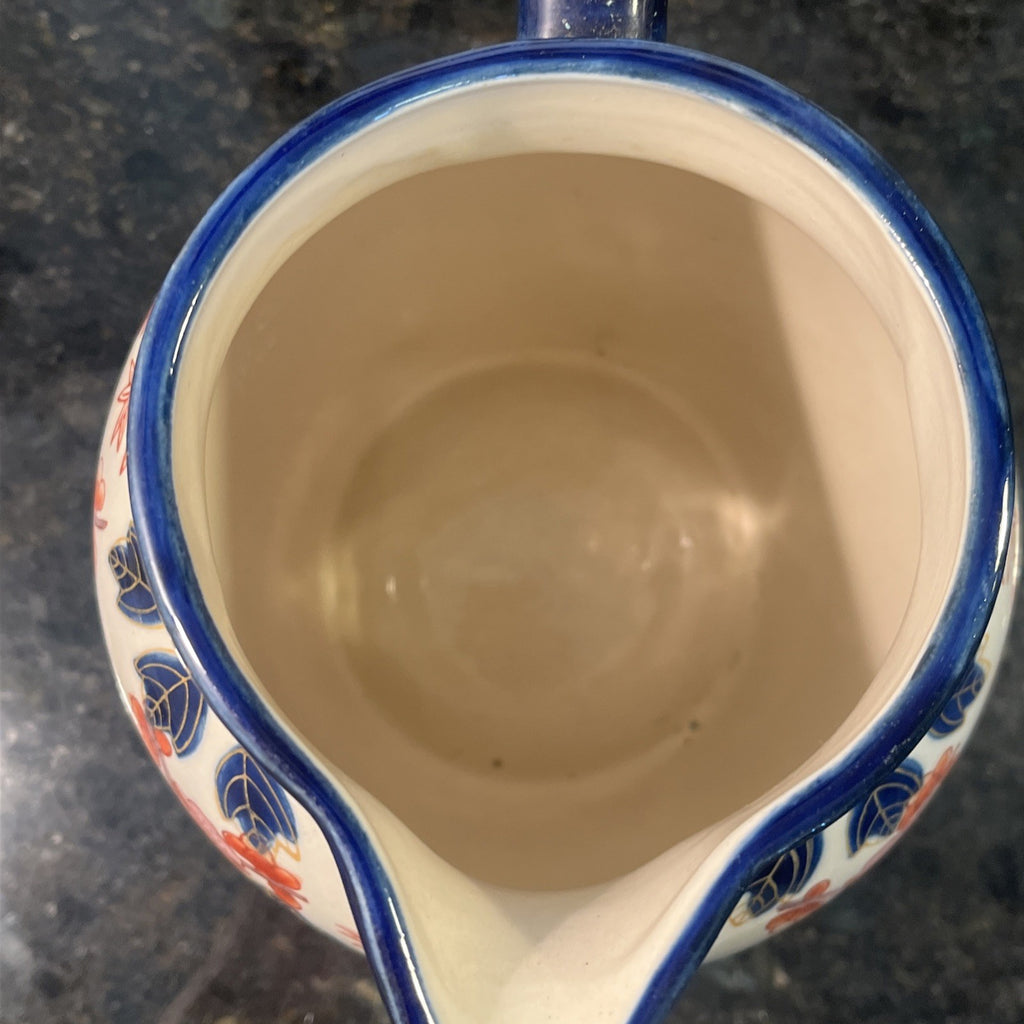 Victoria Ware Imari Style Graduated Ironstone Jugs Set of 4 Staffordshire England