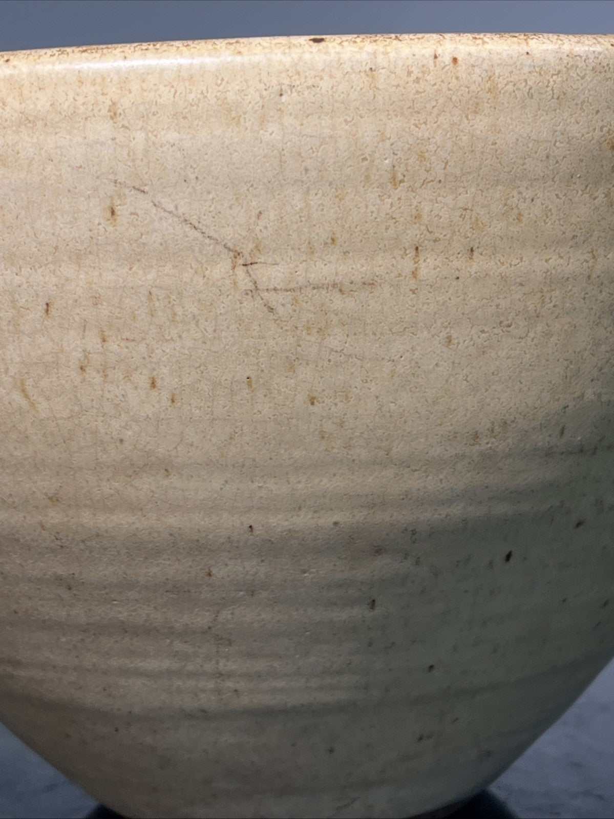 Aylesford Pottery Bowl Large Stoneware Oatmeal Studio Pottery England