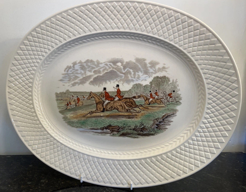 Spode Copeland Mansard The Find JF Herring Hunt Oval Platter England