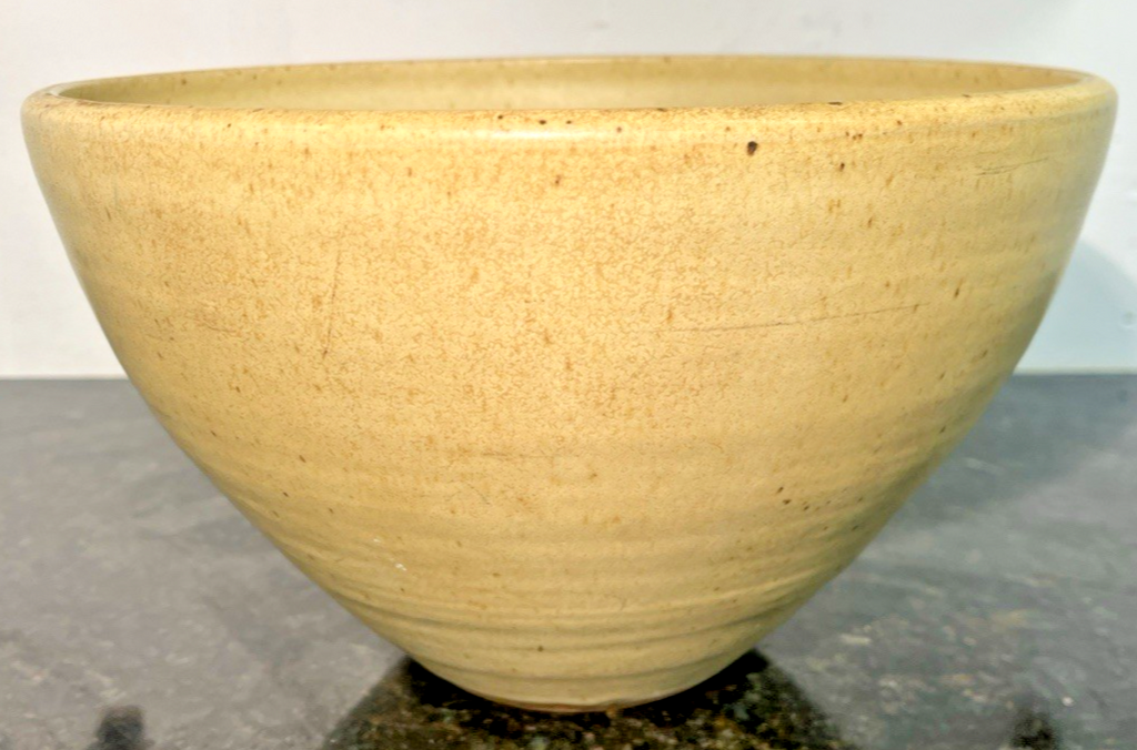 Aylesford Pottery Bowl Large Stoneware Oatmeal Studio Pottery England