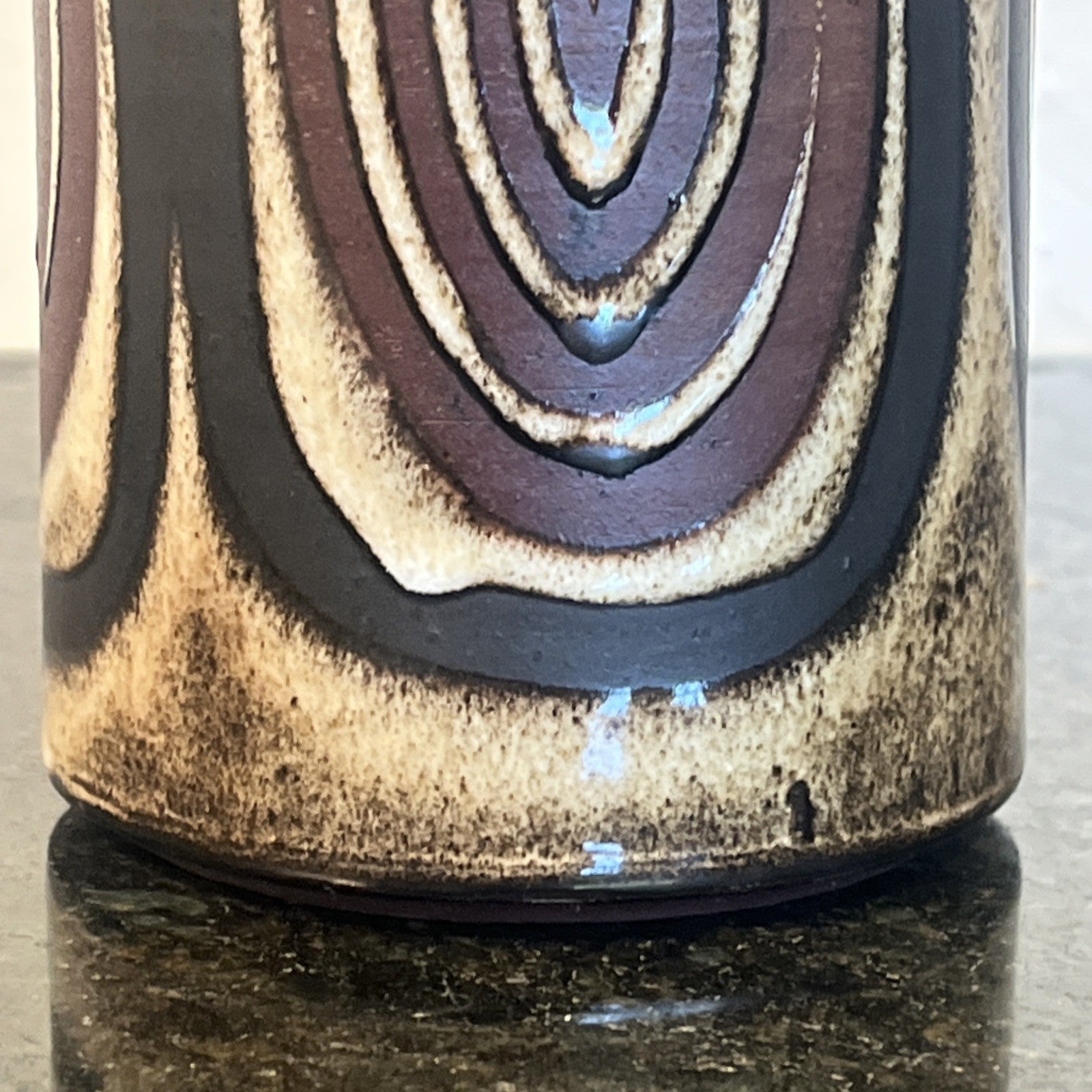Briglin Studio Pottery Coffee Pot Spiral Design London Studio Pottery