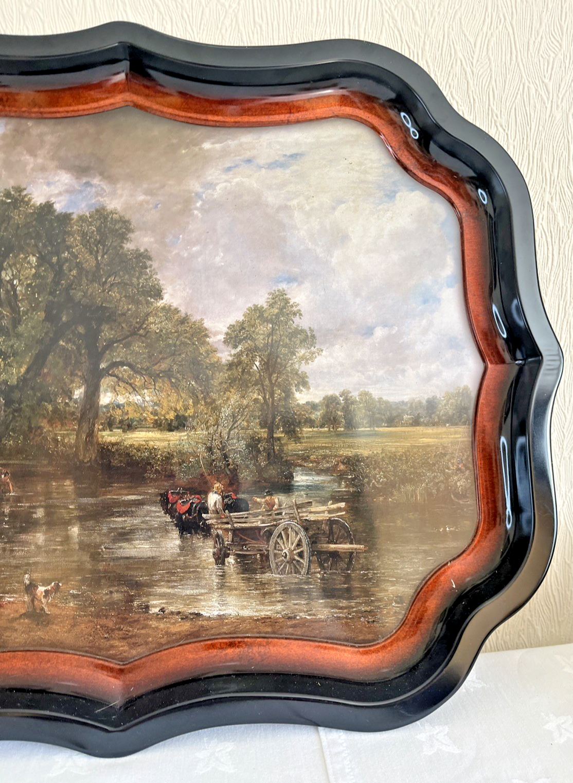 John Constable Hay Wain Metal Tray National Gallery Display Decor