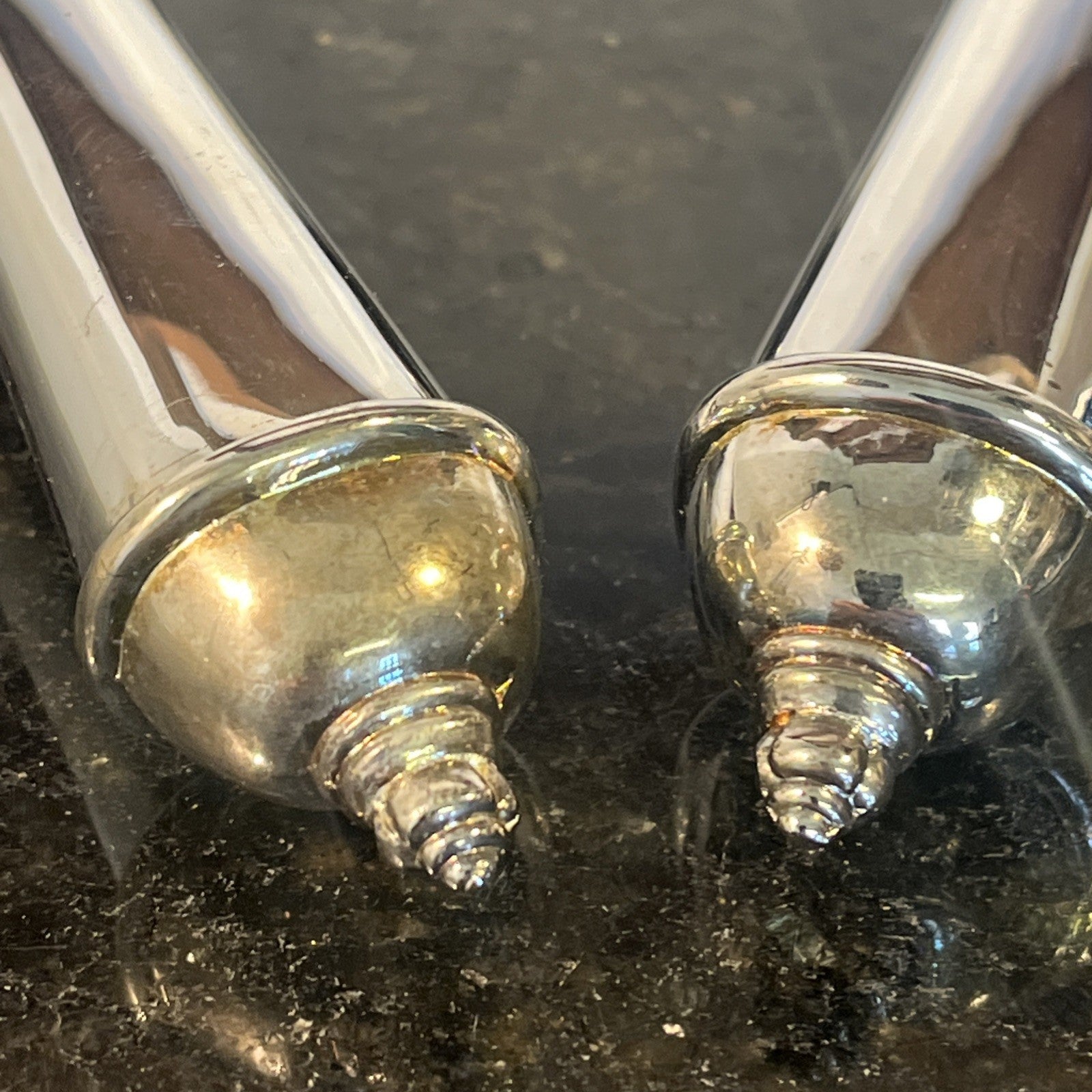 Silver Plated Serving Set With Two Plates Serving Spoon And Fork