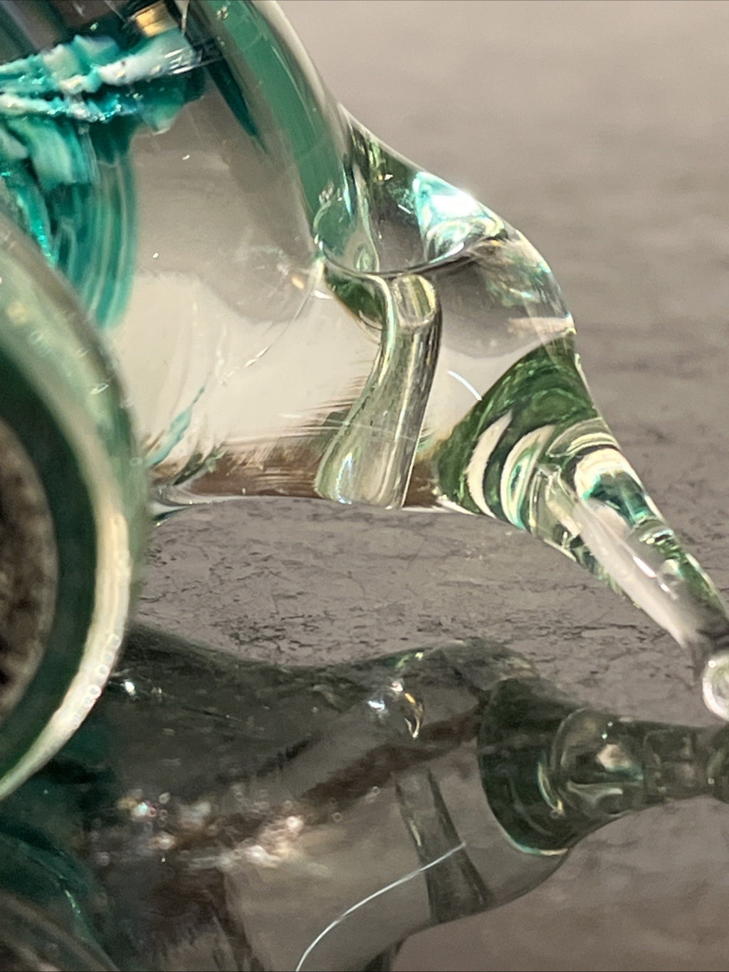 Hokitika Glass Kiwi Bird Paperweight Hand Blown New Zealand Art Glass