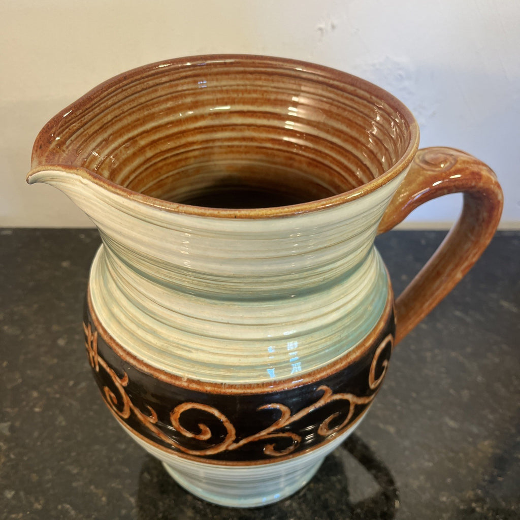 Wold Pottery Hand Thrown Jug Jill Christie Studio Pottery Pitcher
