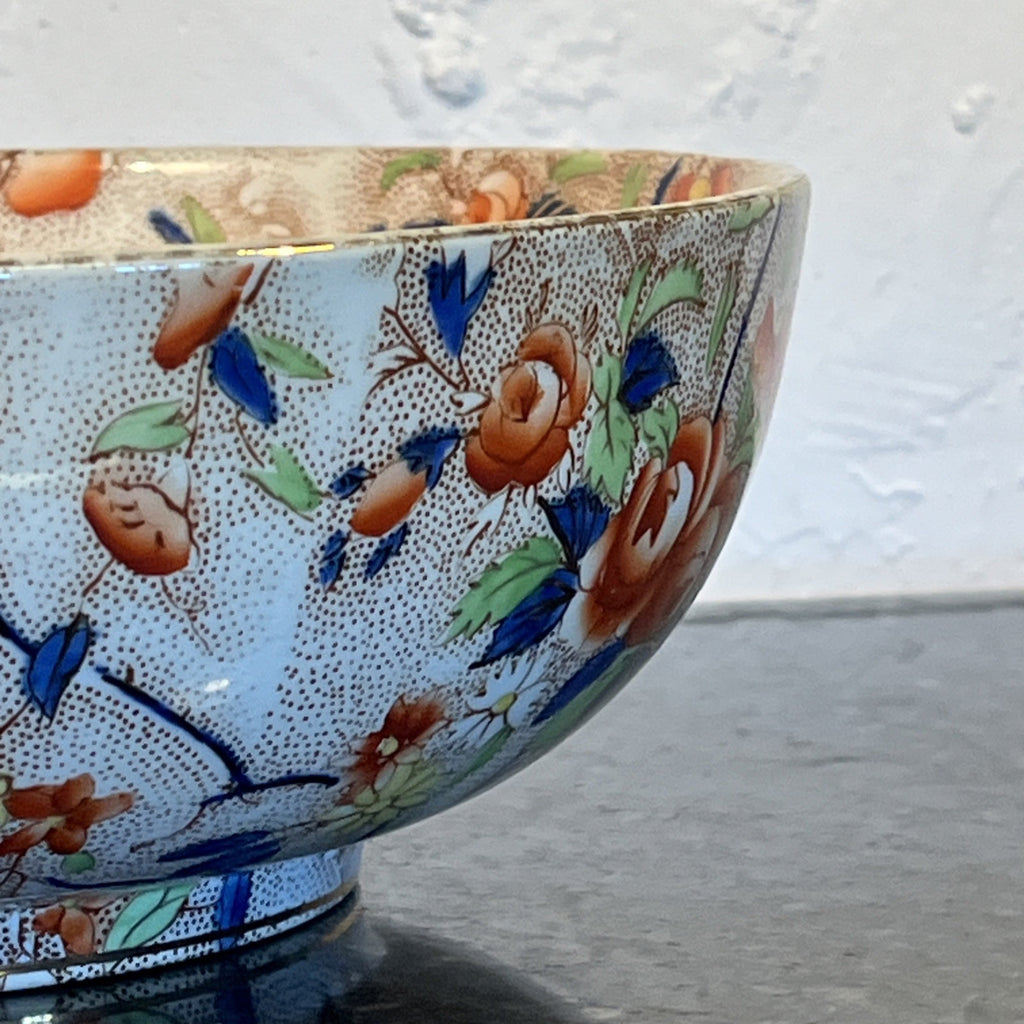 Royal Corona Ware Rosetta Floral Bowl Hancock Sons Stoke On Trent