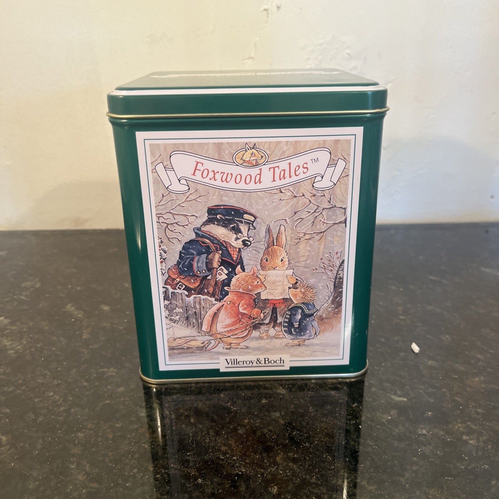 Villeroy Boch Foxwood Tales Making A Snowman Winter At Foxwood Figurine Box