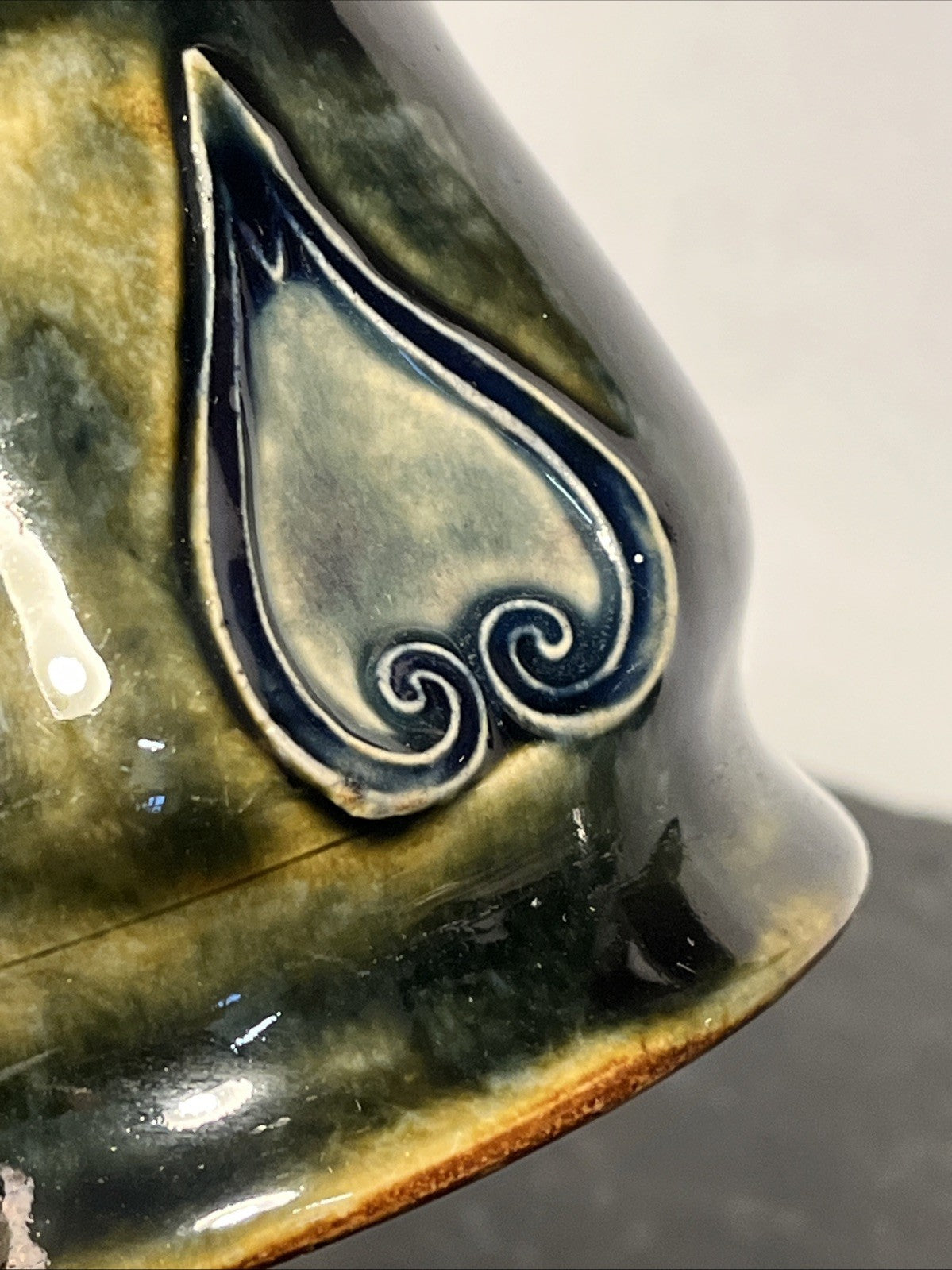 Royal Doulton Lambeth Art Nouveau Stoneware Vase Maud Bowden No. 6082