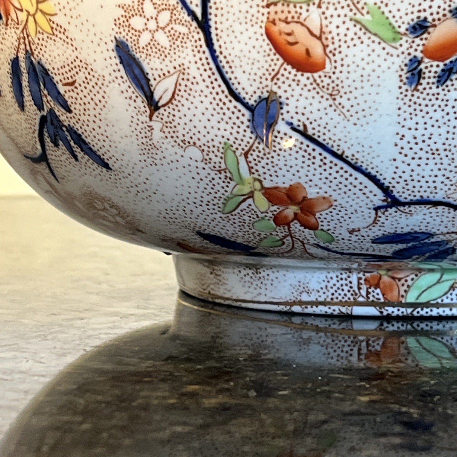 Royal Corona Ware Rosetta Floral Bowl Hancock Sons Stoke On Trent