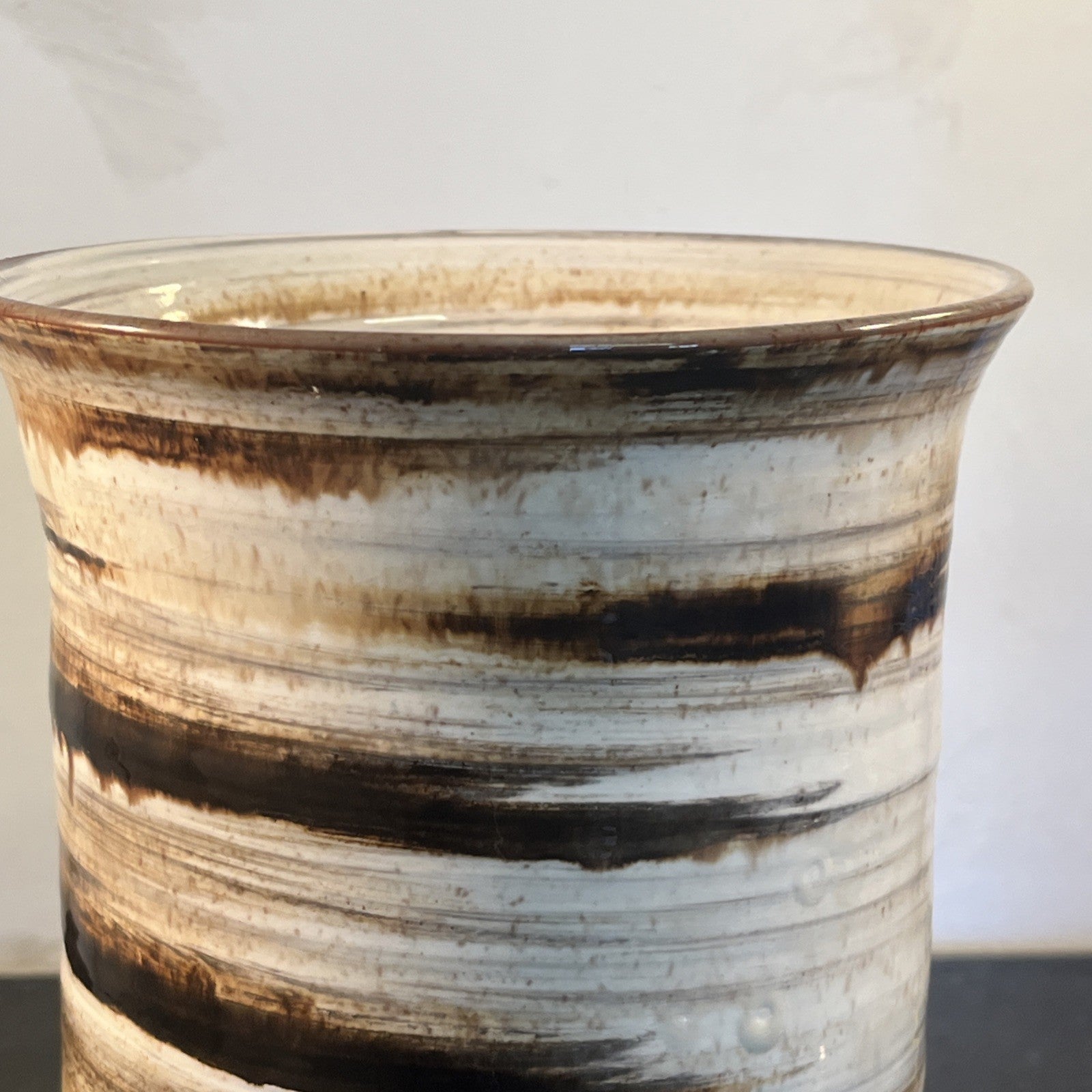 Wold Pottery Hand Thrown Vase Jill Christie Studio Pottery Yorkshire