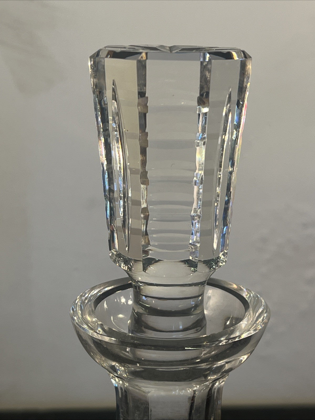 Waterford Crystal Decanter Cut Glass Whisky Wine Bottle With Stopper