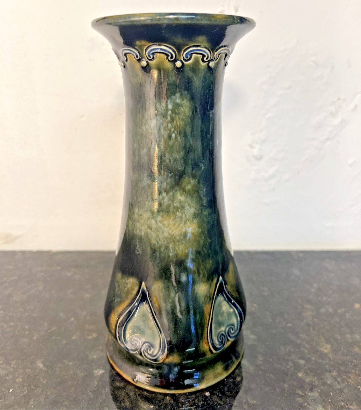 Royal Doulton Lambeth Art Nouveau Stoneware Vase Maud Bowden No. 6082