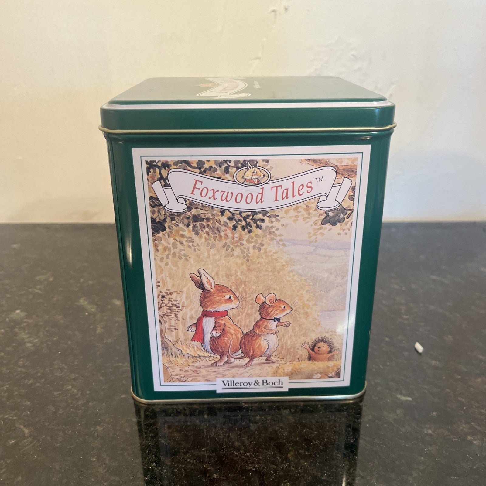 Villeroy Boch Foxwood Tales Making A Snowman Winter At Foxwood Figurine Box