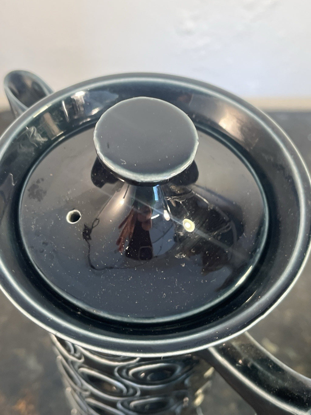 Portmeirion Jupiter Coffee Pot Susan Williams Ellis Petrol Blue