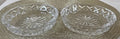 Waterford Crystal Nocturne Bowls Pair Cut Glass Starburst Dessert Nut Dishes