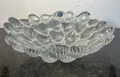 Royal Copenhagen Crystal Bowl Shell Pattern Scandinavian Glass Centrepiece Dish