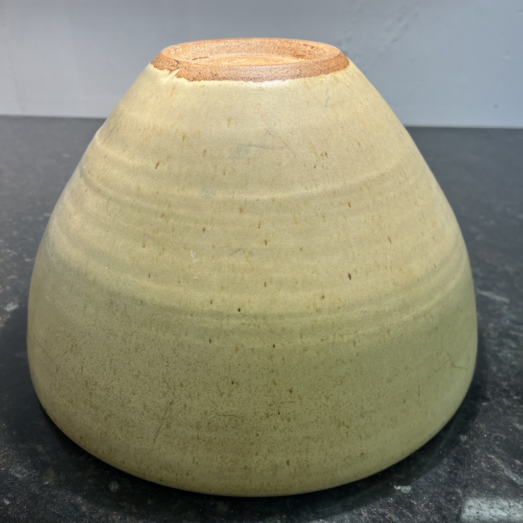 Aylesford Pottery Bowl Large Stoneware Oatmeal Studio Pottery England
