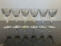 Waterford Lismore Crystal Cordial Glasses Set 6 Cut Crystal Ireland