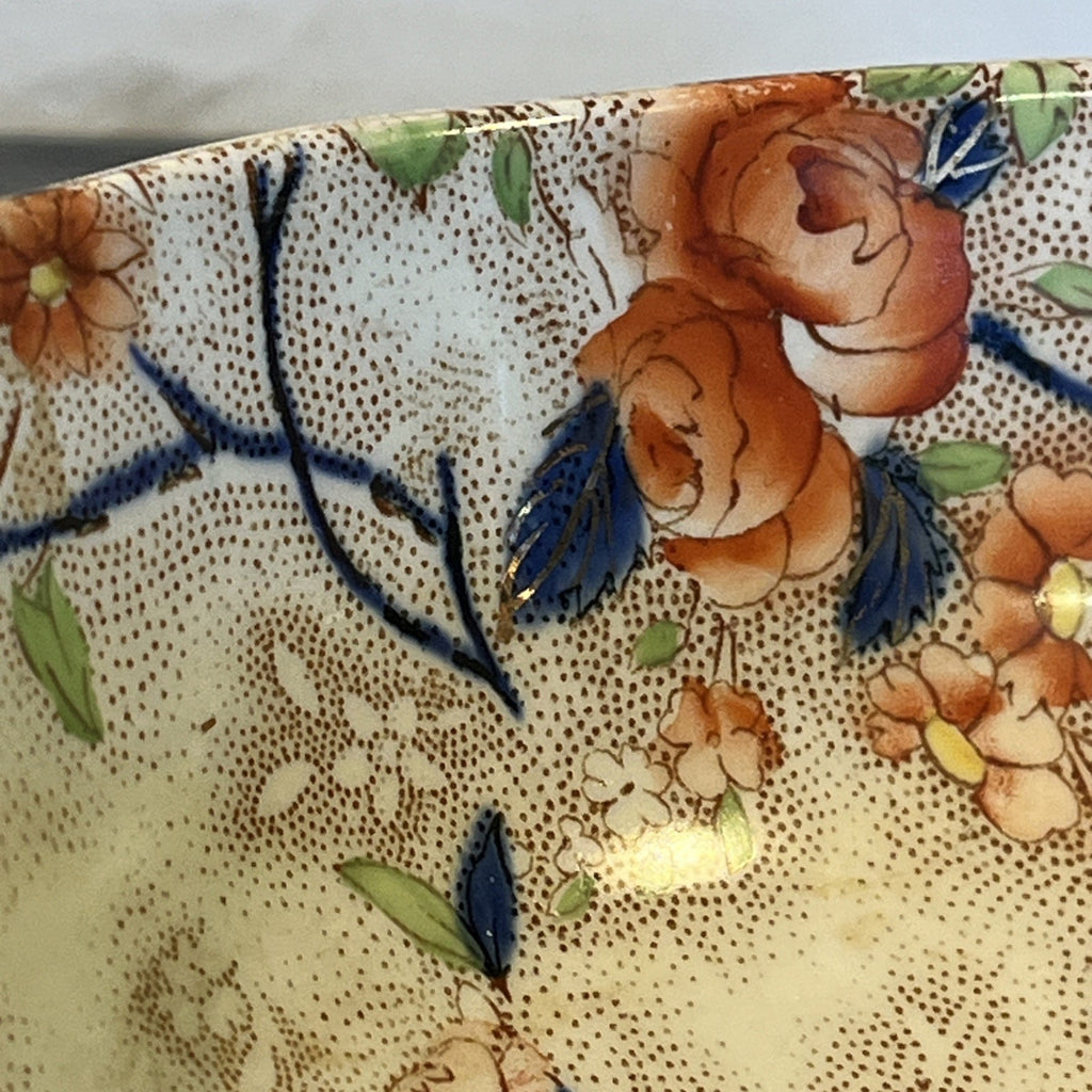 Royal Corona Ware Rosetta Floral Bowl Hancock Sons Stoke On Trent