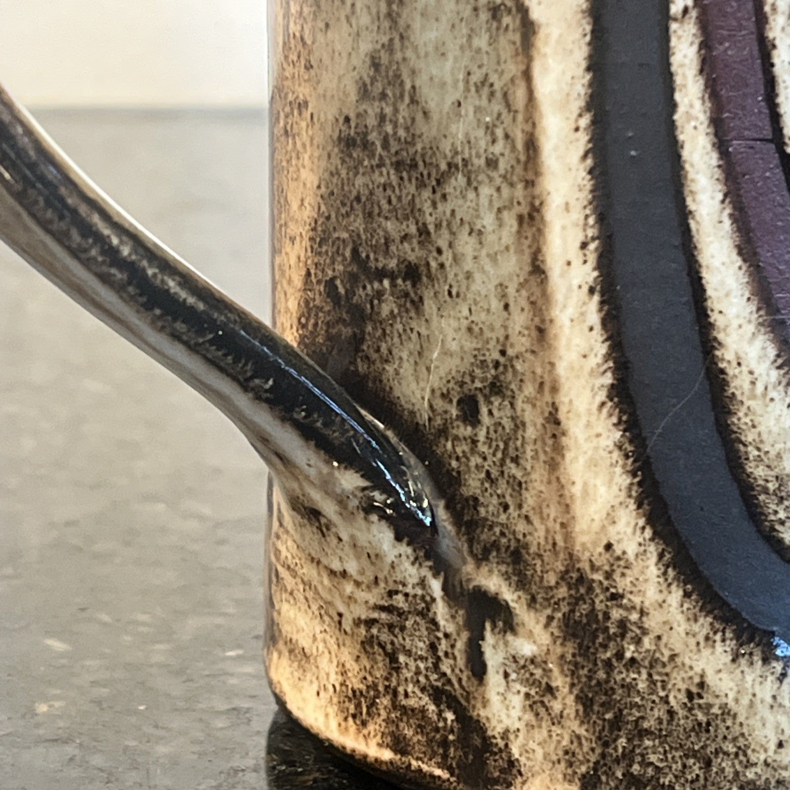 Briglin Studio Pottery Coffee Pot Spiral Design London Studio Pottery