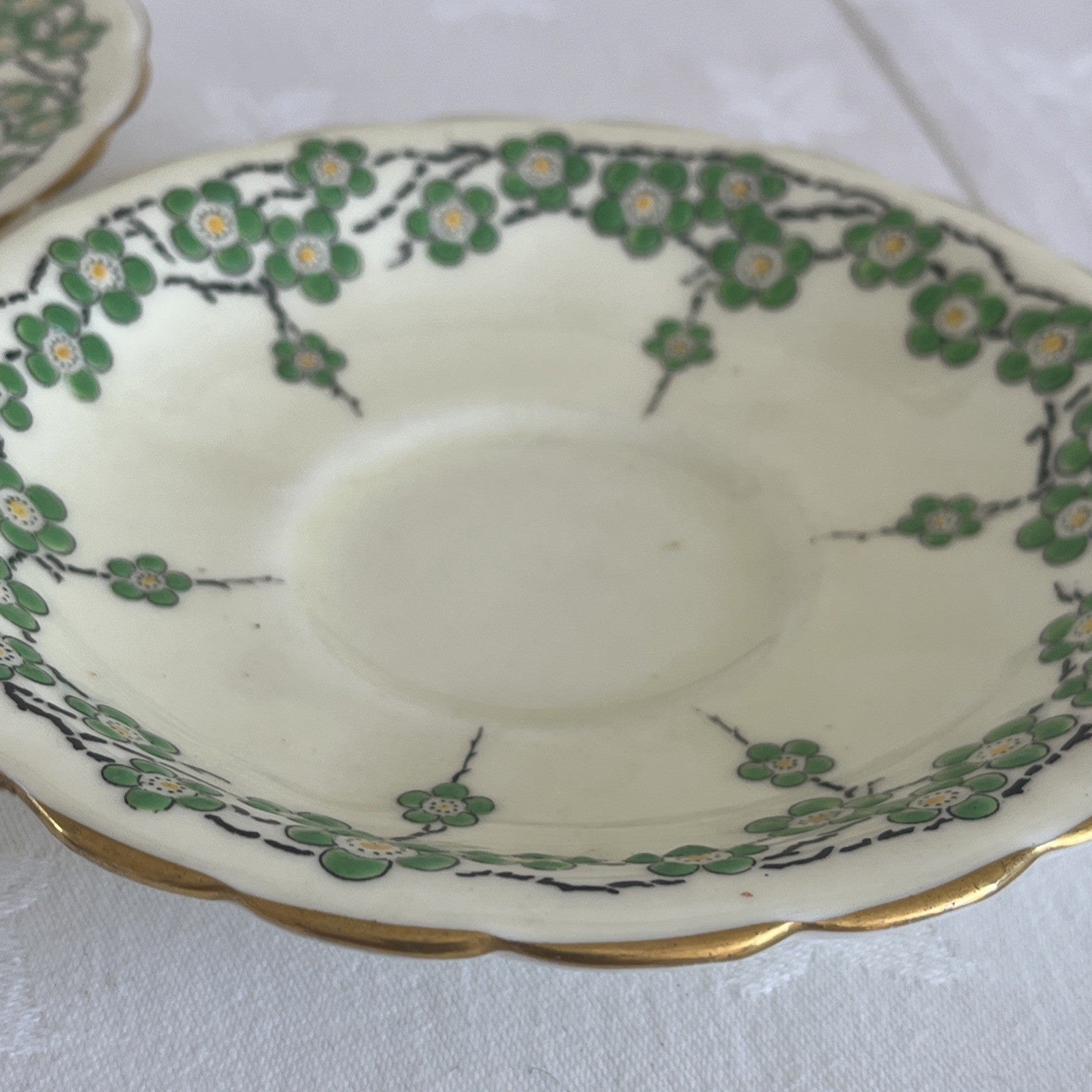 New Chelsea Maytime Tea Trios Hand Painted Staffordshire Bone China