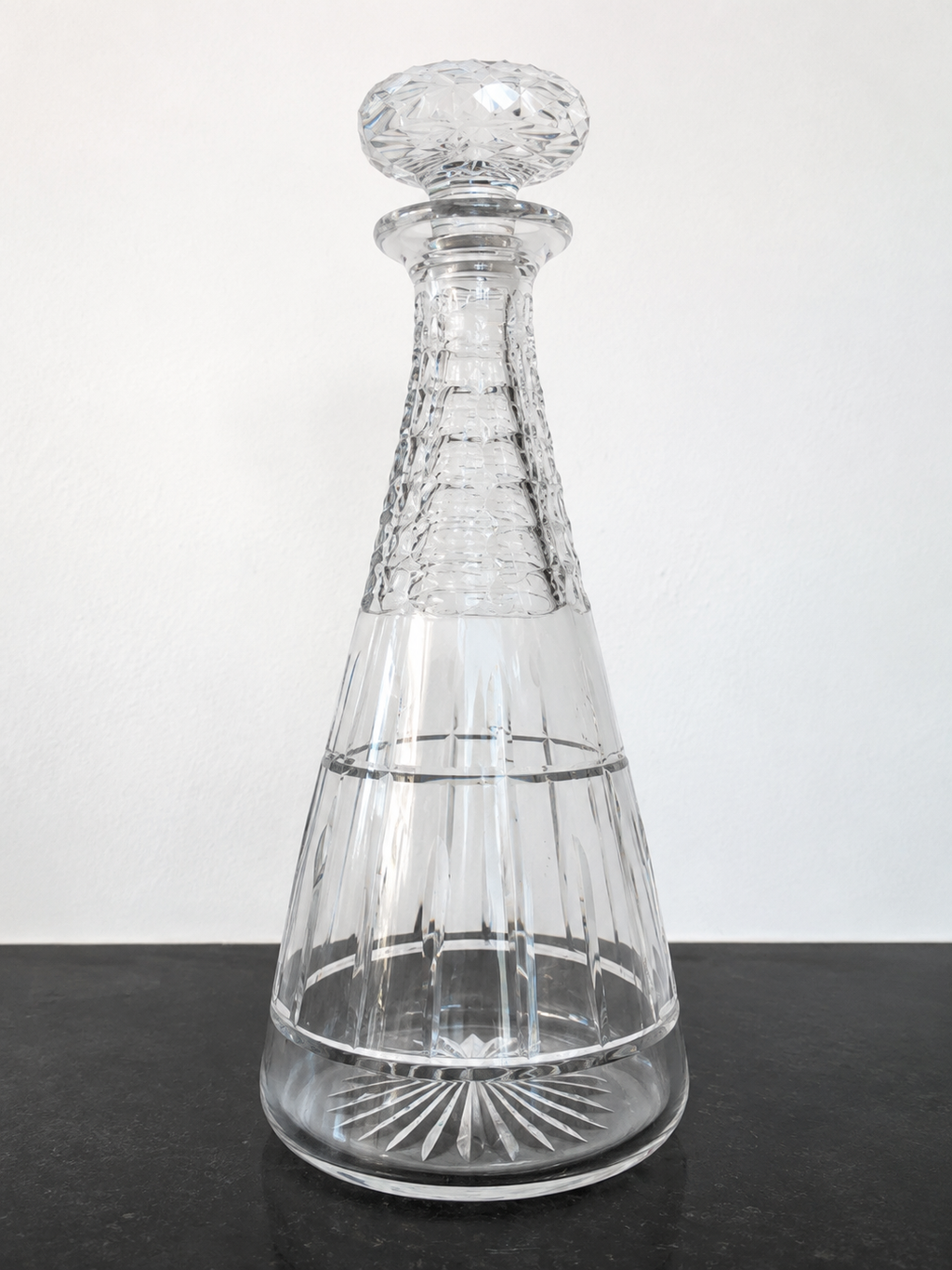 Thomas Webb Cut Crystal Decanter Stopper English Lead Crystal