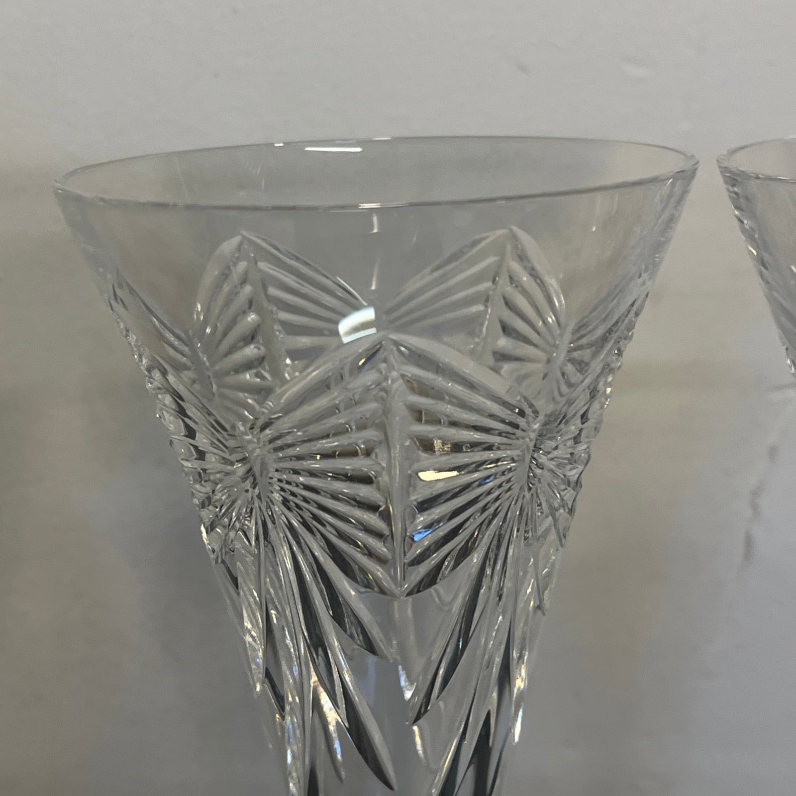 Waterford Crystal Millennium Collection Health Toasting Flutes Boxed Pair