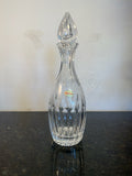 Royal Brierley full lead crystal decanter with matching stopper, full front view