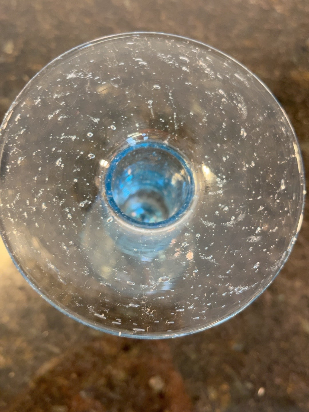 Biot candlestick original base detail