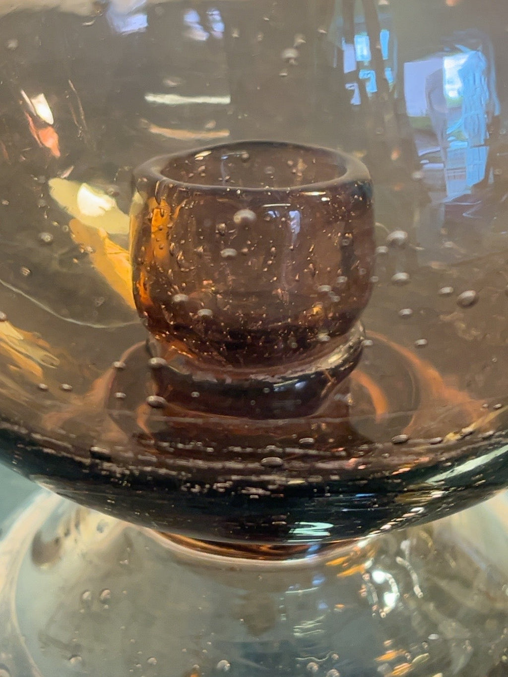Interior tealight support in original Biot photophore